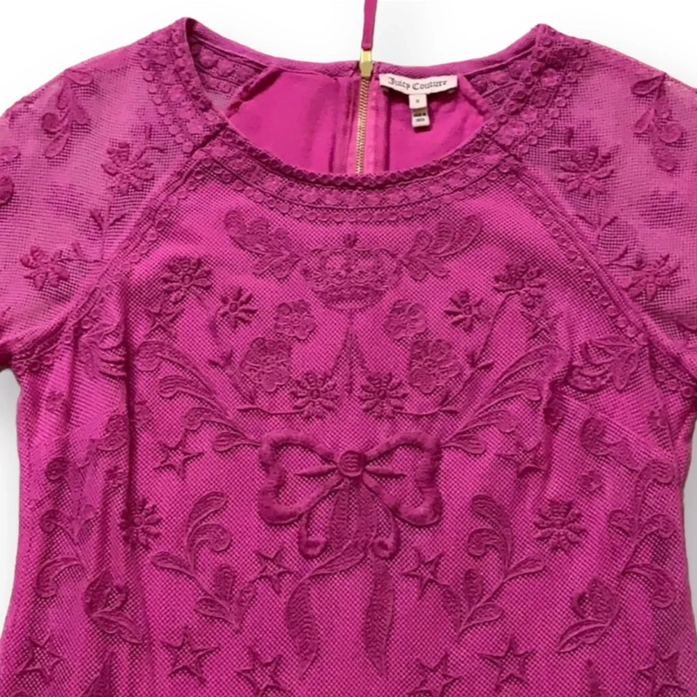 Juicy Couture Lace & Embroidered Dress “Pink Label” - Picture 4 of 5